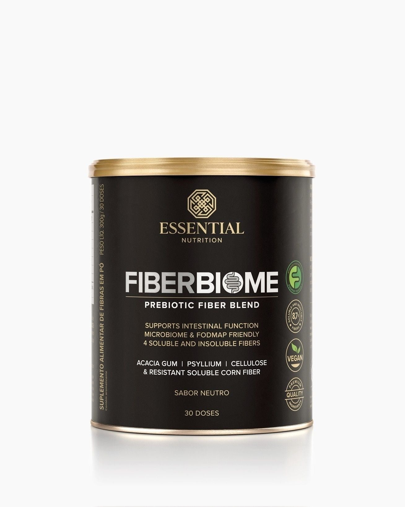 Fiber Biome Neutro Lata 300g | 30 doses