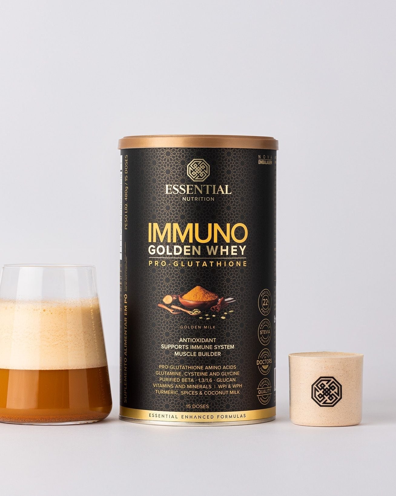 Immuno Golden Whey Lata | 15 doses - Image 3